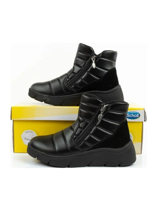 Leather Women's Ankle Boots Black