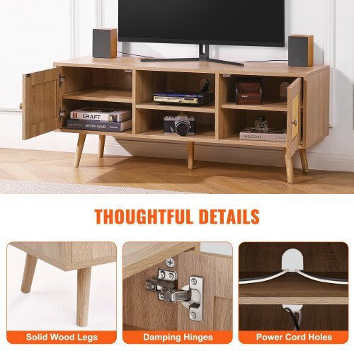 TV Stand Oak M120xD40xH49cm