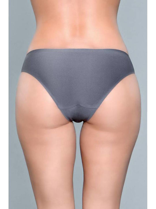 Be Wicked Women's String Seamless Grey