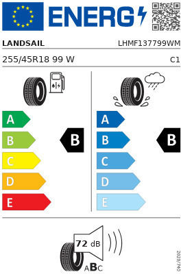 LandSail 255/45R18 99W Θερινό Λάστιχο για Επιβατικό Αυτοκίνητο