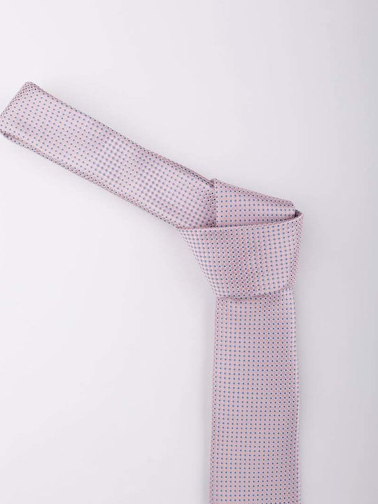 Diego Conte Herren Krawatte Gedruckt PINK / GREY