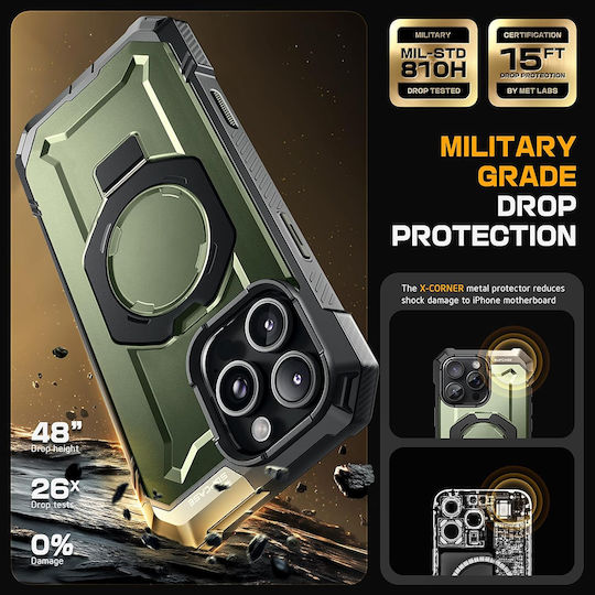 Supcase Unicorn Beetle Defender Back Cover Plastic / Silicone Yellow (iPhone 16 Pro)