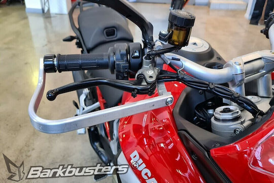 Barkbusters Installation Kit for Motorcycle Protective Hand Guards CF Moto MT 450 / 800 in Silver Colour