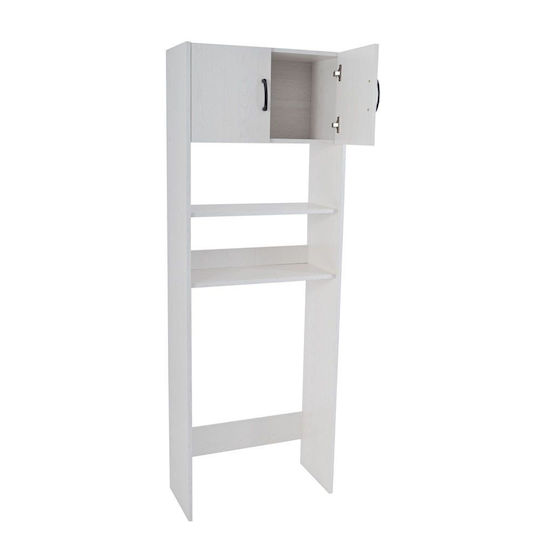 Ankor Cabinet de baie Mobilier pentru baie L64xA30xÎ180cm Alb
