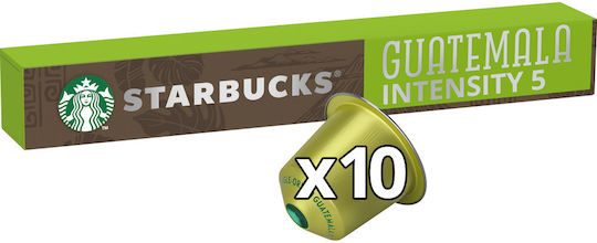 Nestle Kapseln Espresso Guatemala Kompatibel mit Maschine Nespresso 10Mützen