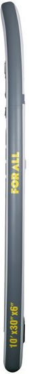 ForAll Aufblasbar SUP Board mit Länge 3.05m Gray