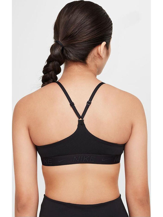 Nike Indy Παιδικό Μπουστάκι Dri-Fit Μαύρο