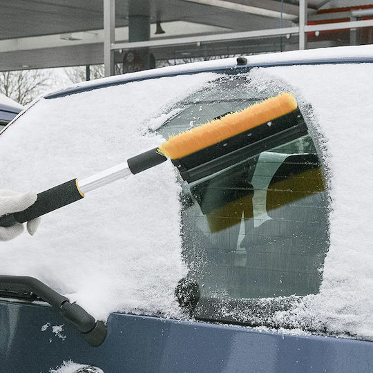 ProPlus Car Ice Scraper With Brush in Yellow Color 630549