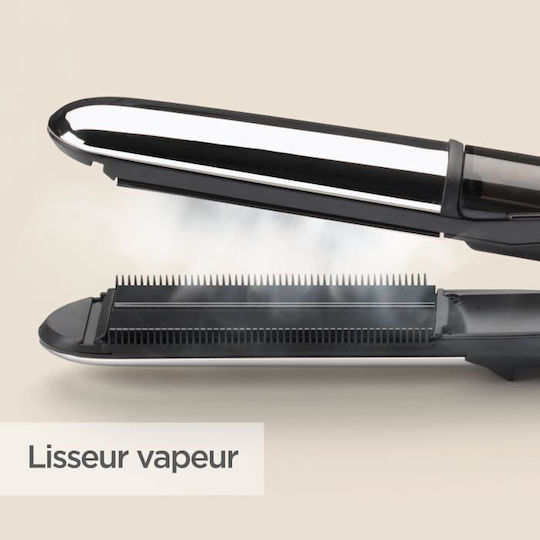 Babyliss ST496E 214384 Hair Straightener with Steam and Ceramic Plates