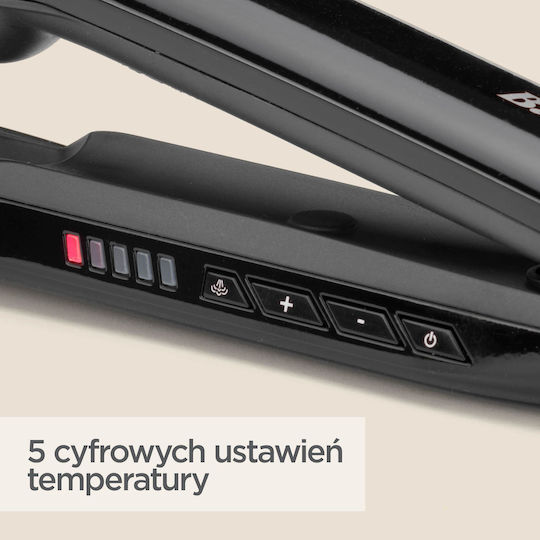 Babyliss ST496E 214384 Hair Straightener with Steam and Ceramic Plates