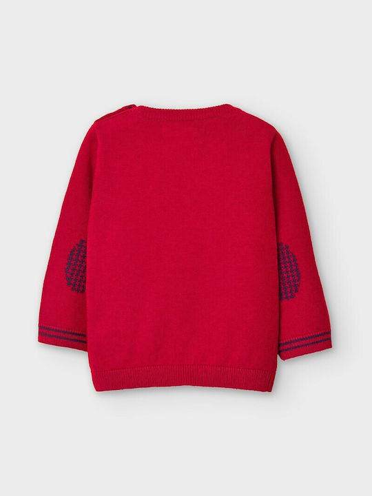 Mayoral Children's Polo Long Sleeve red