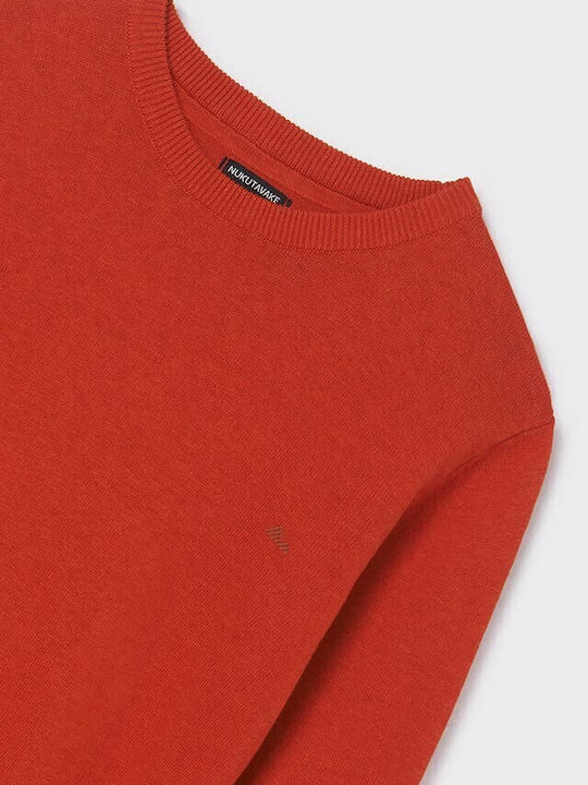 Mayoral Children's Polo Long Sleeve red