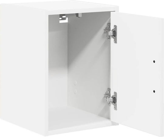 Wand Wohnzimmer Nische aus Spanplatte Weiß 30x30x41cm
