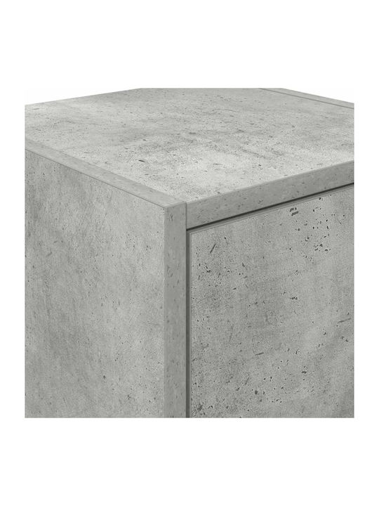 Wandhängendes Wohnzimmer Schrank aus Spanplatte Grau 30x30x41cm