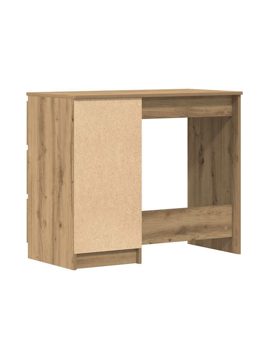 Γραφείο Ξύλινο Καφέ 90x45x76εκ.