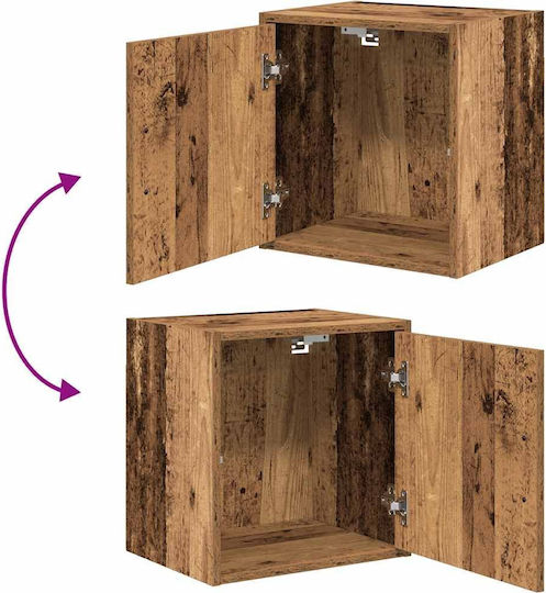 Office Storage Drawer from Solid Wood Brown 40x51x85cm