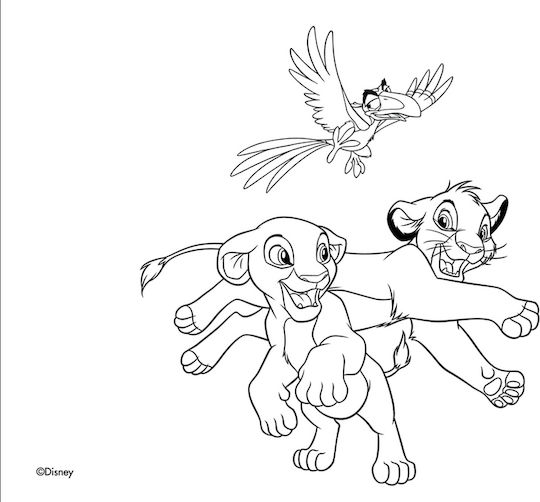 Diakakis Drawing Pad Lion King 1pcs