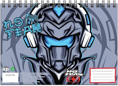 No Fear Drawing Pad 1pcs