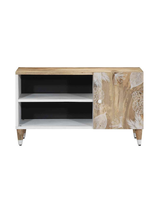 TV Stand from Solid Wood Coffee L80xW31.5xH46cm