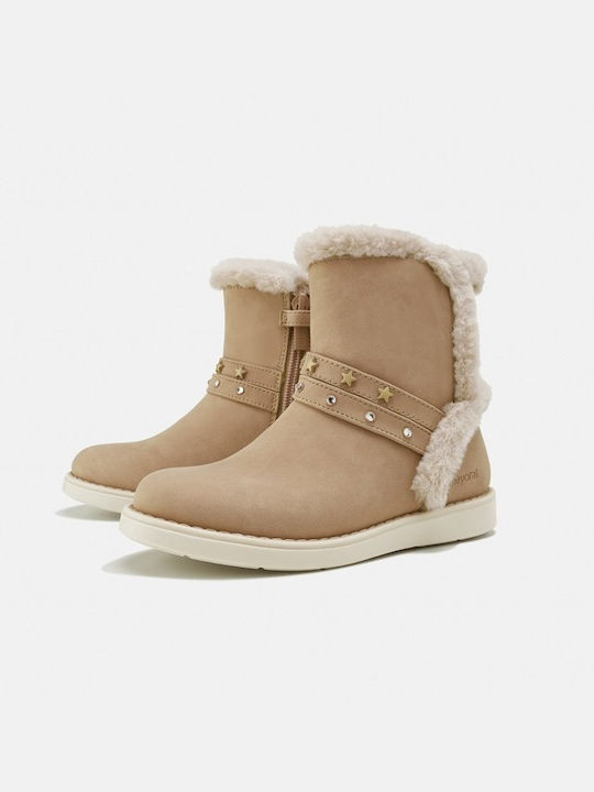 Mayoral Booties Tabac Brown