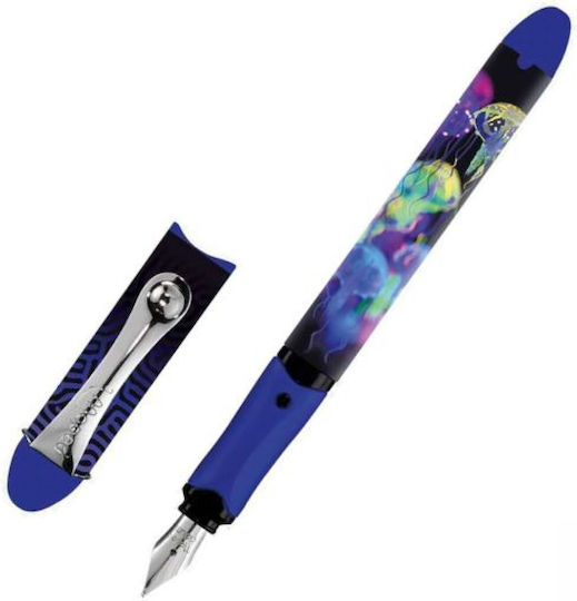 Maped Πένα Γραφής Medium Μπλε με Μπλε Μελάνι
