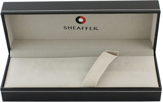 Sheaffer Πένα Γραφής Μαύρη από Ατσάλι με Μαύρο Μελάνι