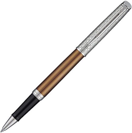 Waterman Exception Slim Πένα Γραφής Medium Μπλε από Ορείχαλκο