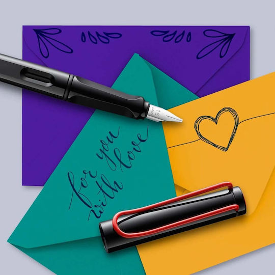 Lamy Joy Module Stilou Caligrafie 1.1mm Negru din Plastic cu Cerneală Neagră