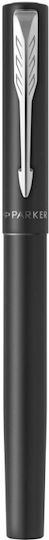 Parker Ρ Vector XL Πένα Γραφής Medium Μαύρη από Αλουμίνιο με Μαύρο Μελάνι