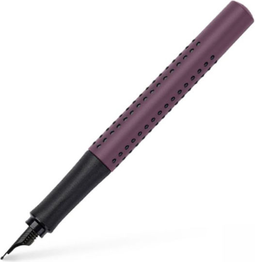 Faber-Castell Grip Writing Pen Medium Purple with Black Ink Berry