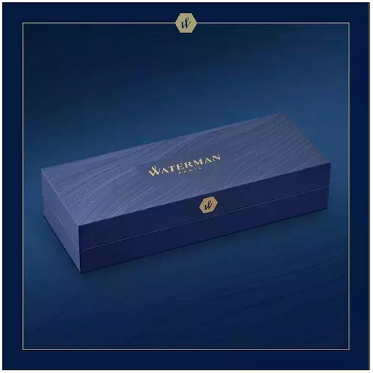 Waterman Special Edition Deluxe Hemisphere Πένα Γραφής Fine Μπλε από Ατσάλι