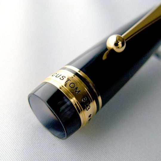 Pilot Custom 823 Transparent Black Fountain Pen Fkke-3mrp-tb 07283860563 Nibs Broad 14k