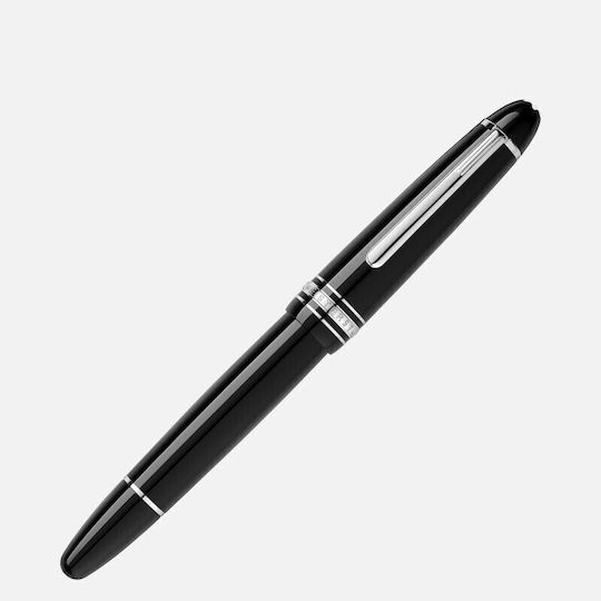 Pix Montblanc Meisterstück 146 cu placare de platină, stilou cu peniță Mb2851, medie, 14k