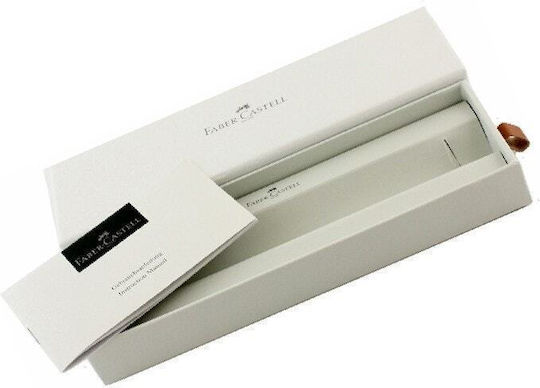 Faber-Castell Ambition Stilou Medium Maro Din Lemn Cu Cerneală Roșie