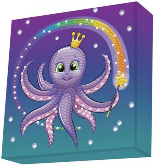 Diamond Dotz Mosaic Magic Octopus Canvas Diamond Painting Kit 15x15cm