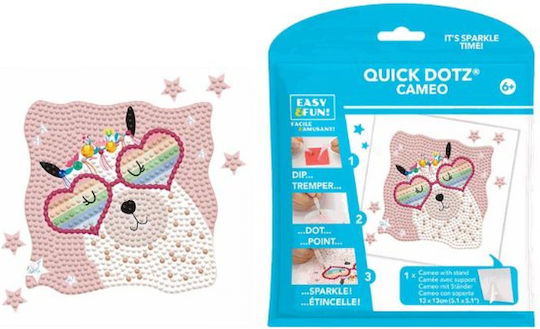 Diamond Dotz Llama Rainbow Card Diamond Painting Kit 13x13cm