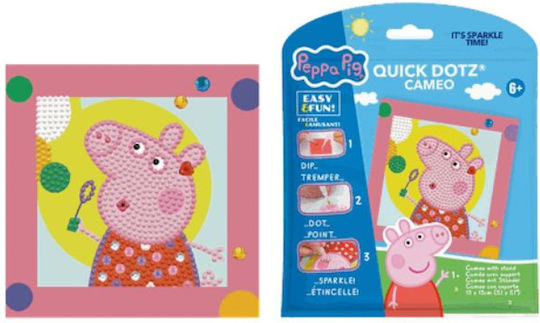 Diamond Dotz Peppa Pig Happy Days Card Diamond Painting Kit 13x13cm