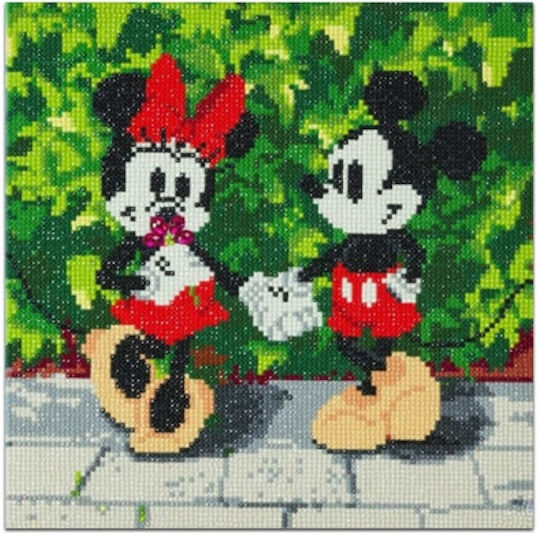 Craft Buddy Παιδικές Χειροτεχνίες "minnie Mickey" Crystal Art Kit 30x30cm Cbcak-dny703m