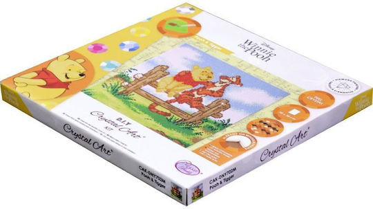Комплект за кристално изкуство Craft Buddy Kids Crafts Pooh Tigger 30x30см Cbcak-dny702m