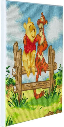 Комплект за кристално изкуство Craft Buddy Kids Crafts Pooh Tigger 30x30см Cbcak-dny702m