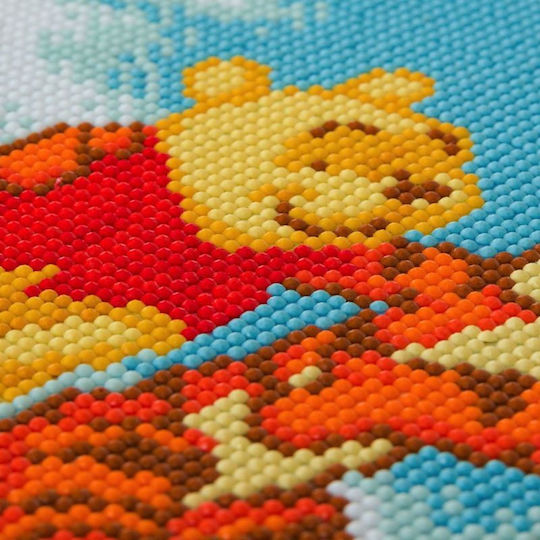 Комплект за кристално изкуство Craft Buddy Kids Crafts Pooh Tigger 30x30см Cbcak-dny702m