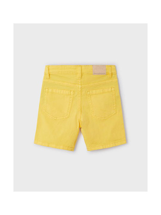 Mayoral Kids Shorts/Bermuda Fabric Yellow