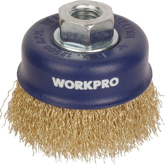 Cup Wire Brush Wheel 100mm Wp407024 Workpro Card