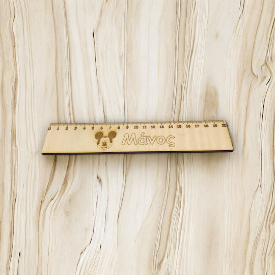 Woodseason Rigla Lemn 20cm