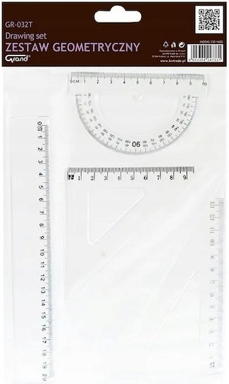 Set Grand Geometric Transparent Gr-032t 197820
