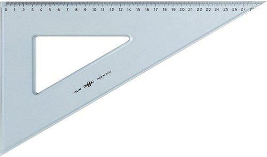 Arda Geometrisches Dreieck Kunststoff Transparent 60cm