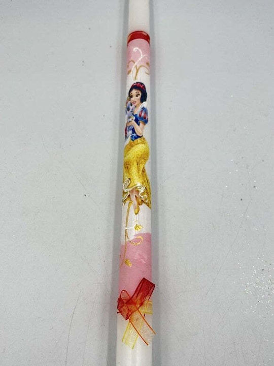 Πασχαλινή Λαμπάδα Disney Princess Στρογγυλή Πριγκίπισσα 45εκ. Ροζ