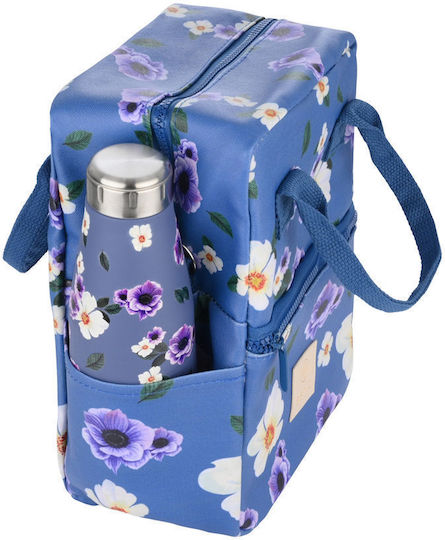 Estia Lunch Bag Save The Aegean Insulated 7L Garden Blue