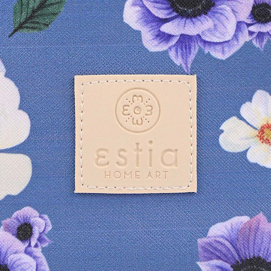 Estia Lunch Bag Save The Aegean Insulated 7L Garden Blue
