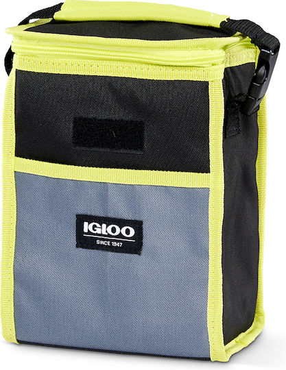 Igloo Kühltasche Lunch Sack Schwarz Grau Gelb